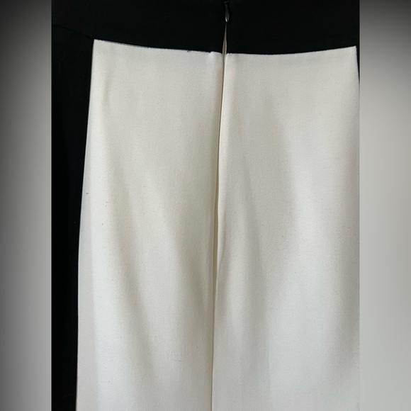 ZARA basic pencil skirt in color block ecru/black super flattering design - Picture 5 of 9